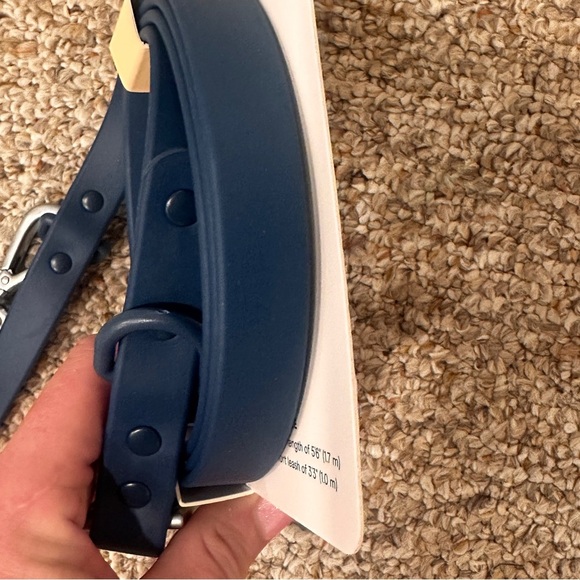 Wild One Black Dog Leash, Collar, and Poop Bag Carrier Set - Picture 3 of 7